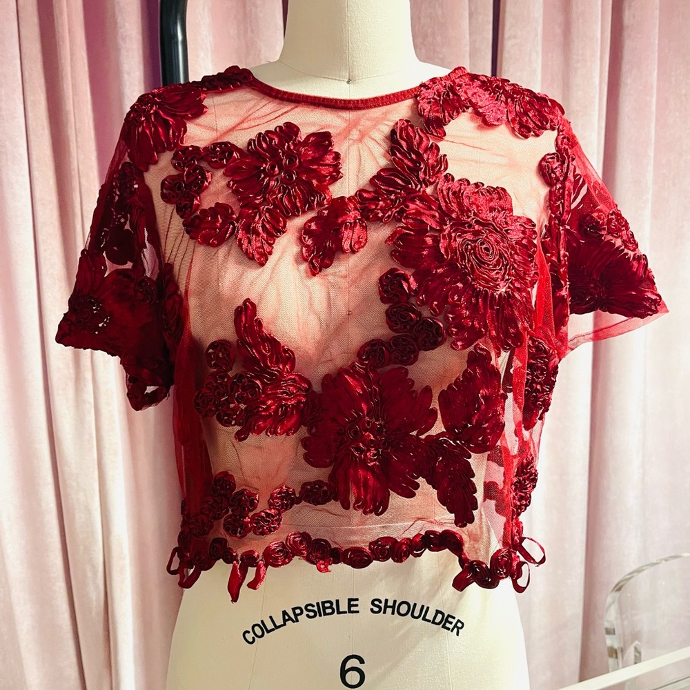 COPY - “ Chic, sexy, cool mesh Crop top